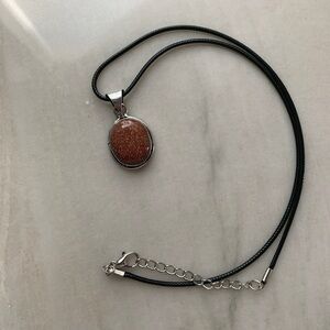 1853 Chic Brown Pendant Necklace